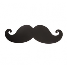 Tableau noir lovely moustaches