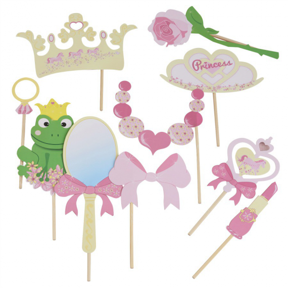 Decoration Anniversaire Kit Photobooth Jolie Princesse