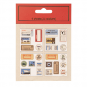 Stickers timbres vintage