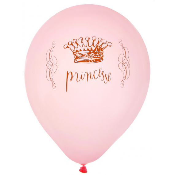 Ballons roses princesse