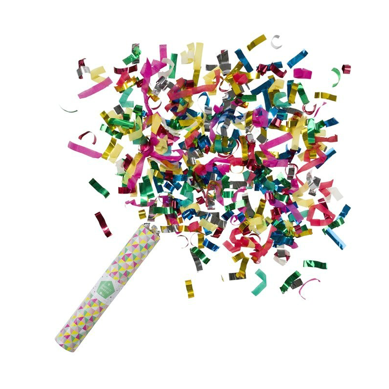 Canon confettis 16 pièces paquet confettis bombe lanceur multicolore  biodégradables cannons anniversaire étincelants confettis - Cdiscount  Beaux-Arts et Loisirs créatifs