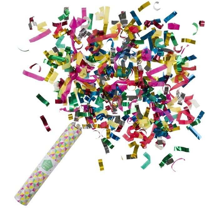 Canon à confettis : DIY pour le Nouvel An 