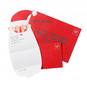 Set lettre et enveloppes Père Noël