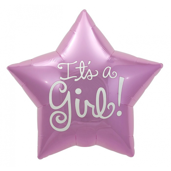 Ballon étoile it's a girl