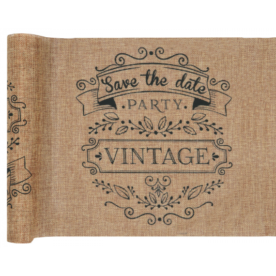 Decoration Mariage Vintage Chemin De Table Jute Design Vintage