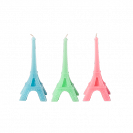 Bougies Tour Eiffel pastel