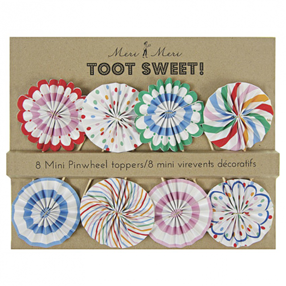 Cake topper rosaces multi party