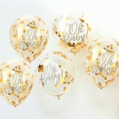 Ballons confettis or oh baby