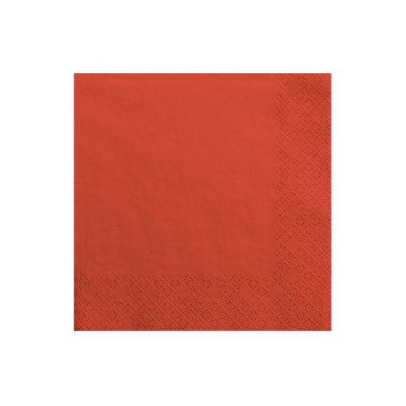 Serviettes de table rouge